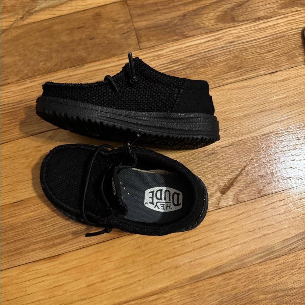 Hey Dude Black Sneakers with Chunky Sole